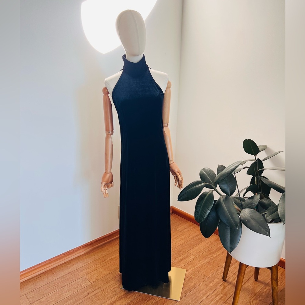 Carole Little Black Maxi Dress